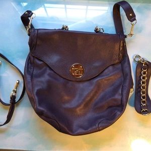 Purple leather Elliott Lucca bag . Converts to back pack .used just a few times